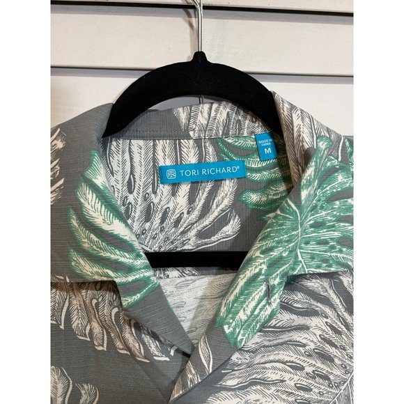 Tori Richard Short Sleeve Button Up Shirt - Size M - Picture 2 of 4